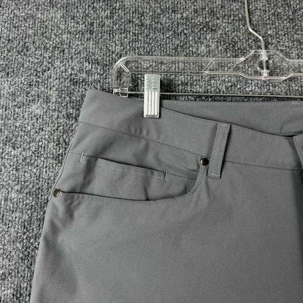Lululemon Pants Mens 36 ABC Classic Fit Warpstreme Gray‎ Stretch Tech Casual